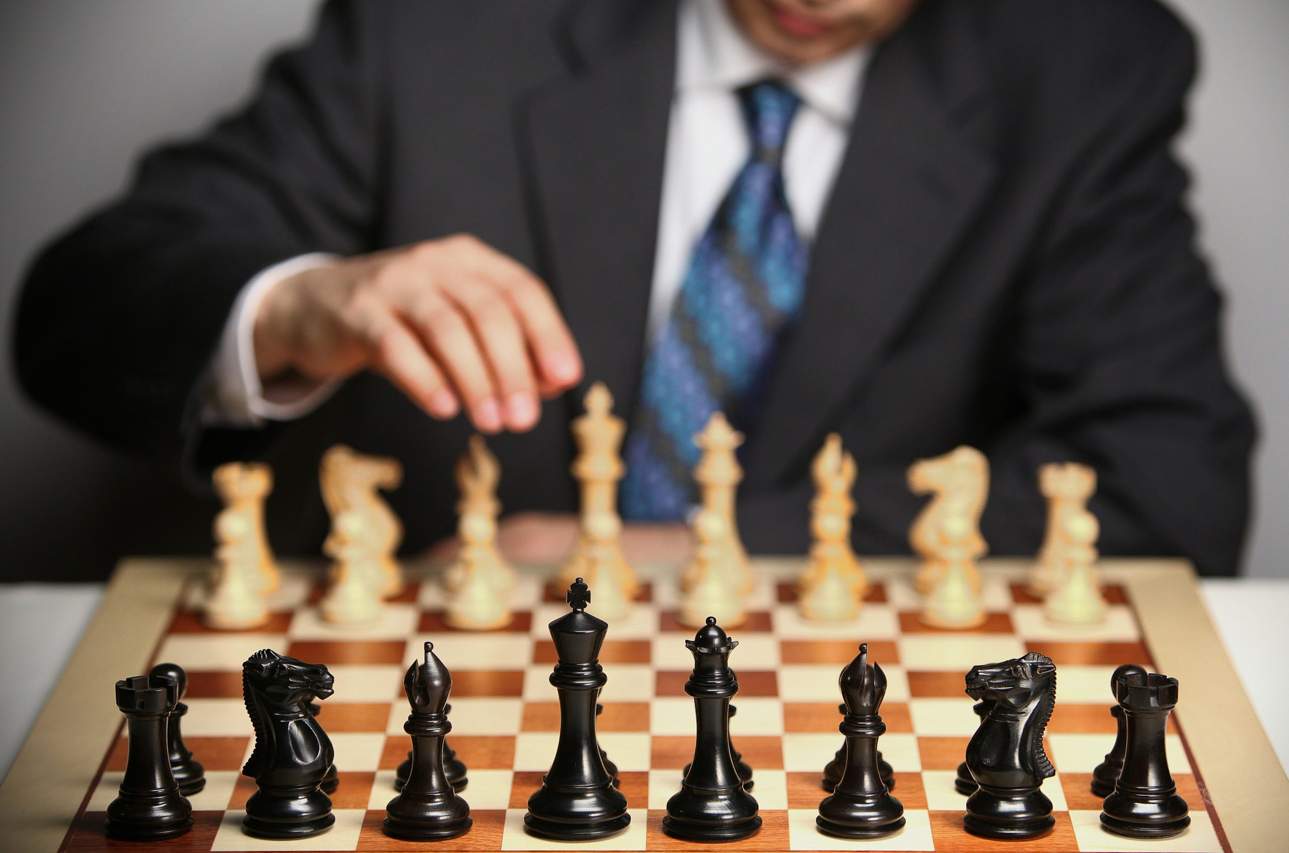 strategic objective and planning like playing chess