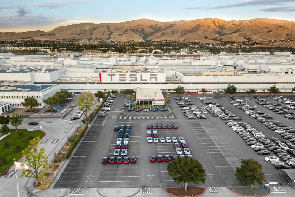 Tesla Factory in Fremont CA